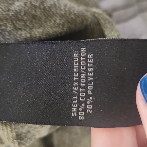 7 For All Mankind Green Hoodie Mini Dress Size L, New With Tags! - Picture 6 of 11